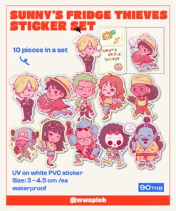 Sunny's Fridge Thieves sticker set